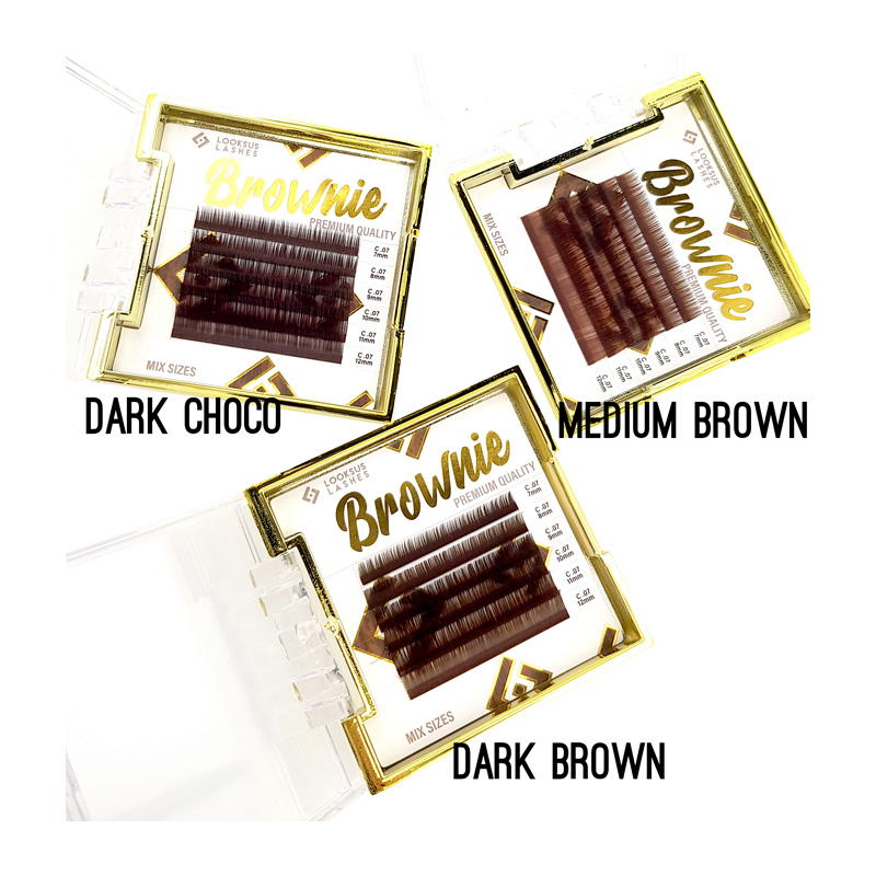 Looksus Lashes Brownie 0,07 Marrone medio