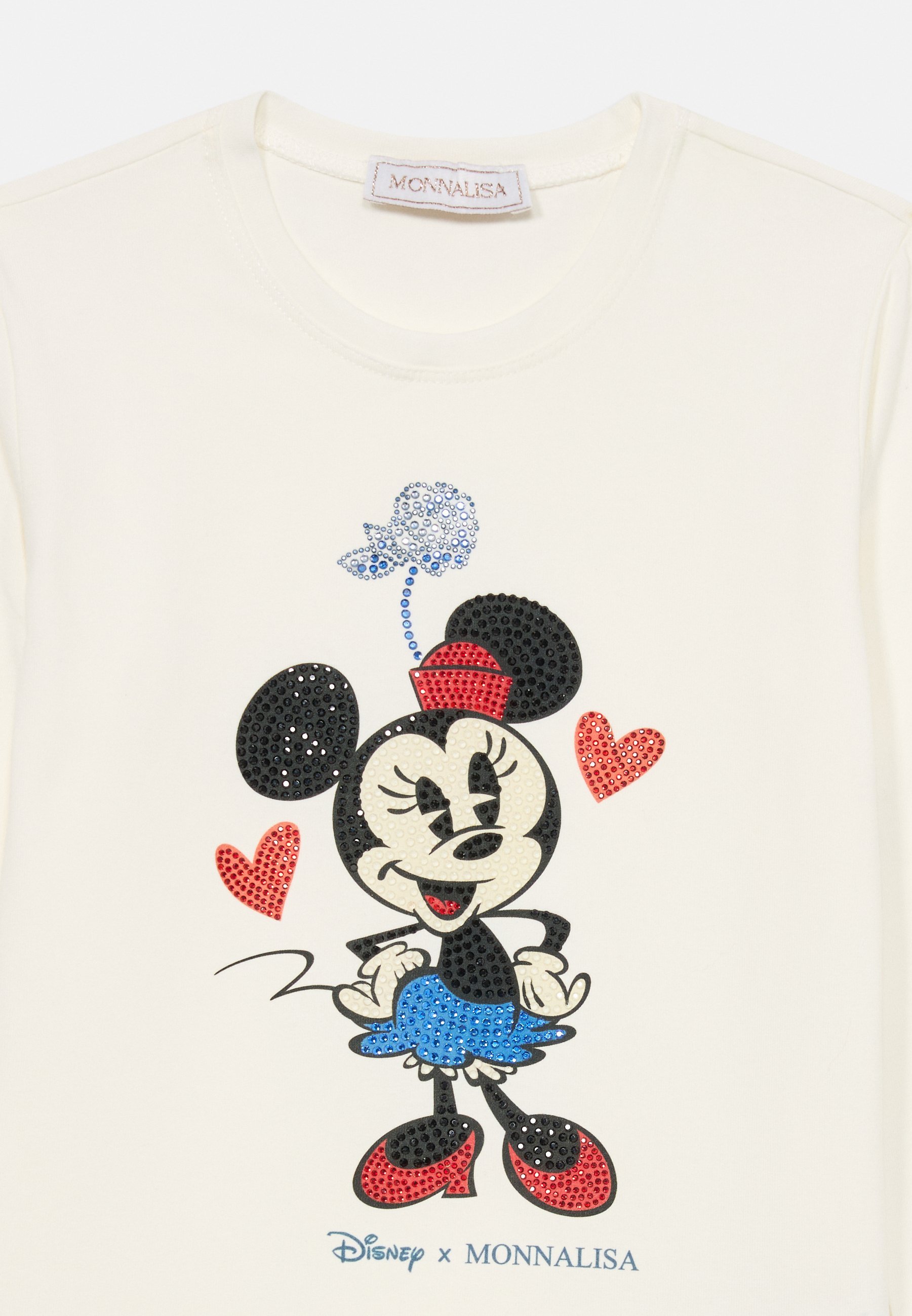 MINNIE DISNEY STRASS - Top s dlouhým rukávem - black