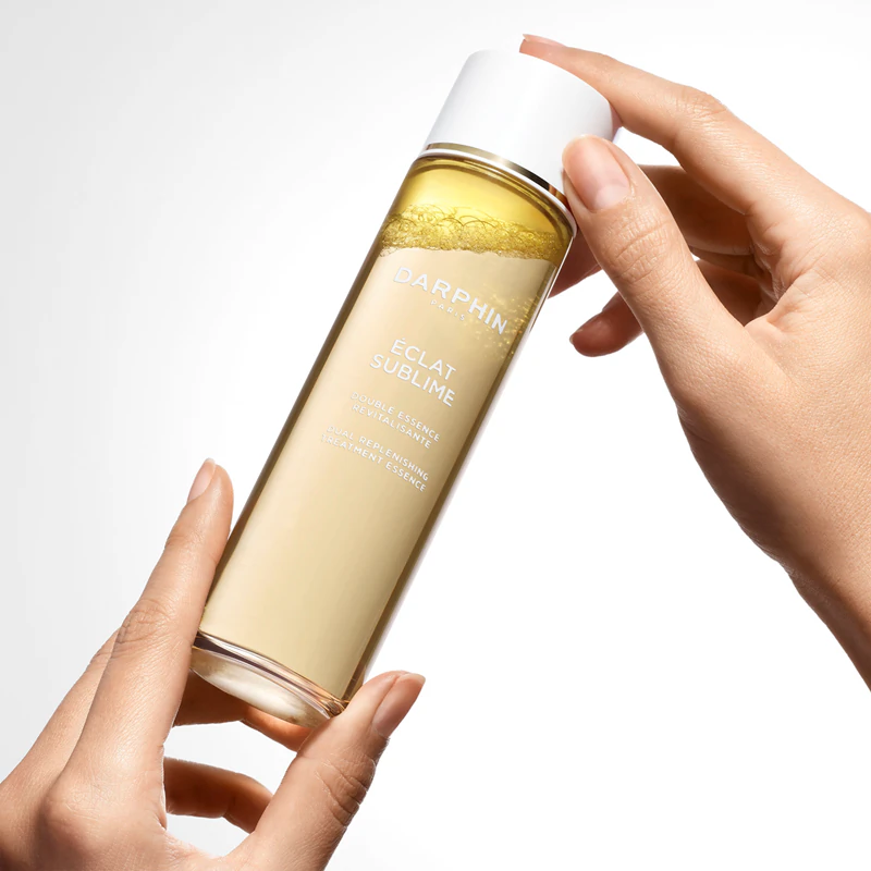 Darphin Éclat Sublime Dual Replenishment Treatment, essência facial para iluminar e suavizar a pele.