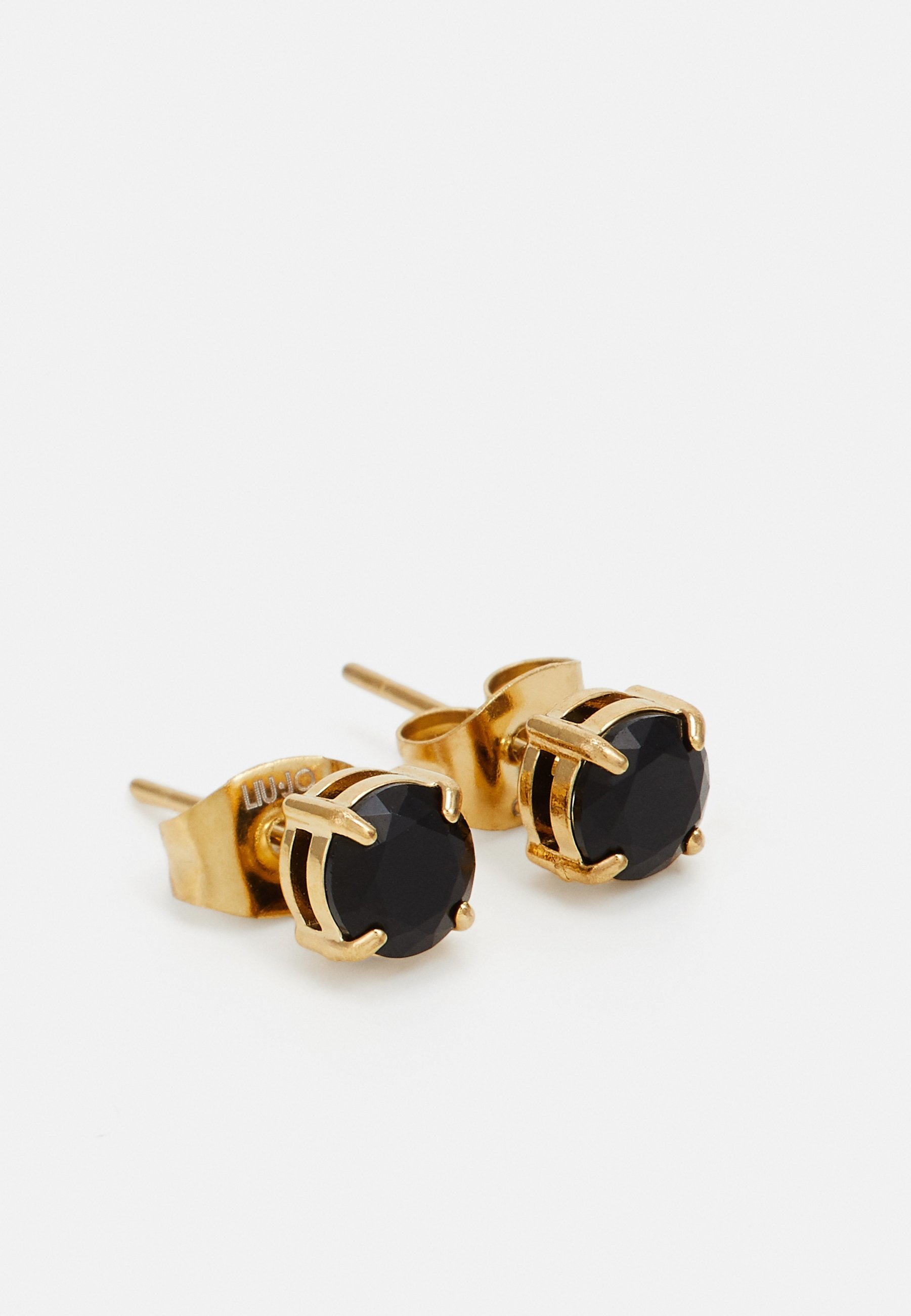 LIU JO EARRINGS ESSENTIAL - Oorbellen - goudkleurig/zwart