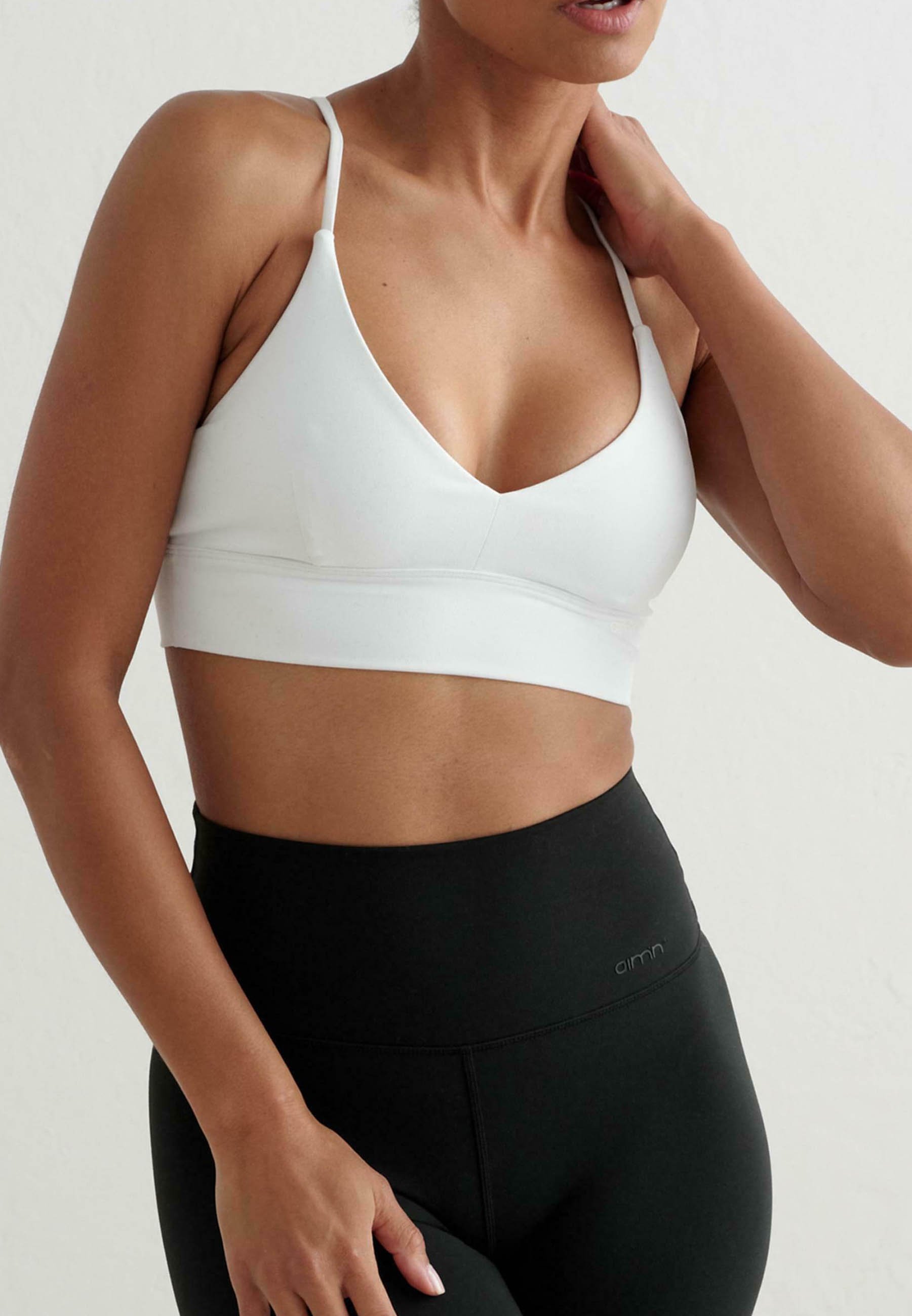 aim'n® STRAP - Sportbeha met lichte ondersteuning - wit