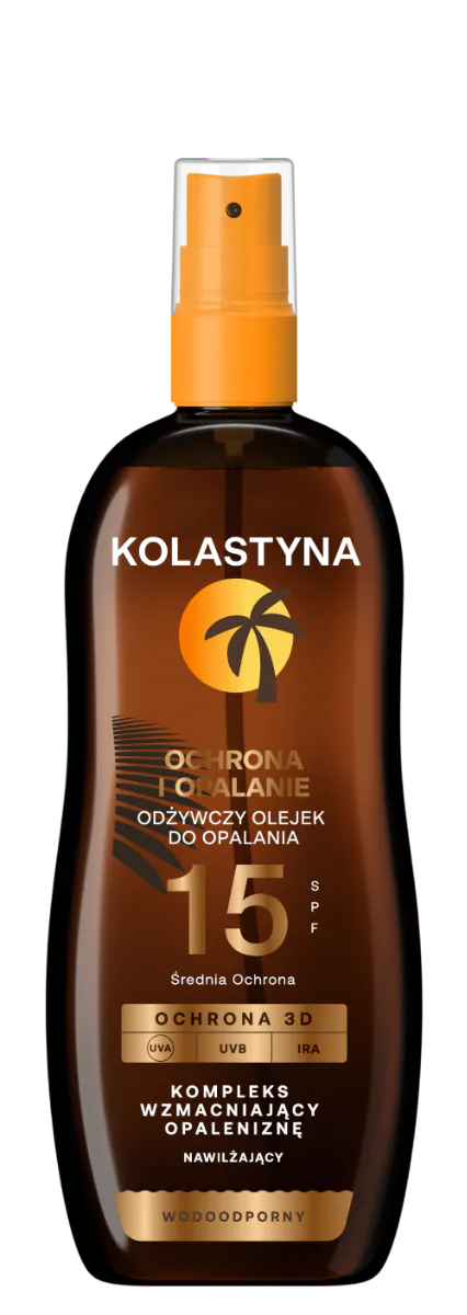 Kolastyna Sun SPF15 - Olejek do opalania 150 ml