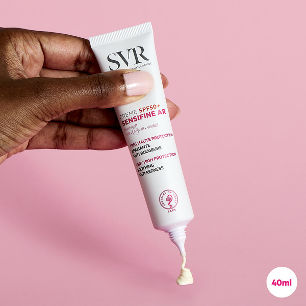 SVR SENSIFINE AR SPF50+ Łagodzący krem przeciwsłoneczny przeciw zaczerwienieniom 40 ml