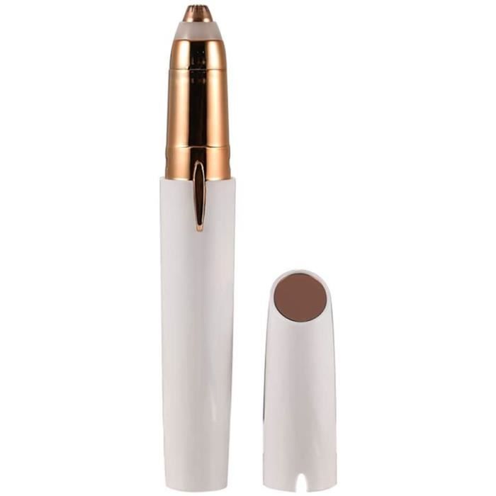 Sourcils Épilateur, Sourcils Indolore-Tondeuse De Précision Sourcils Rasoir Outil pour Le Visage Lèvres Nez du Visage A731