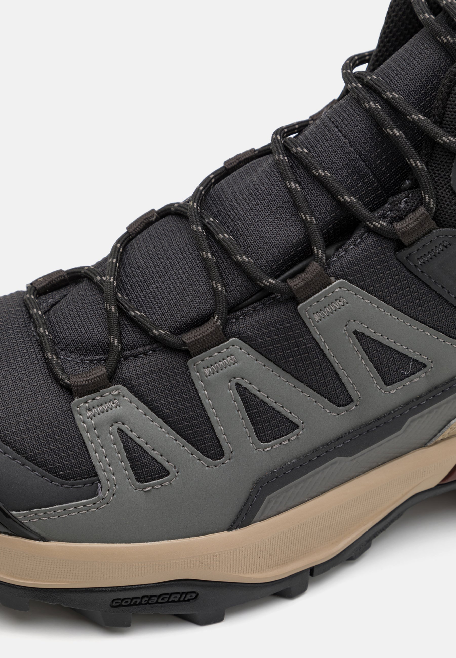 Salomon X ULTRA 360 MID GTX - Botas de caminhada - phantom/desert tan/rum raisin