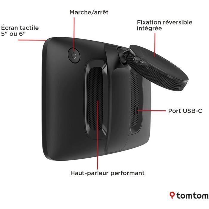 TomTom GO Classic 6 de 2.ª generación - GPS para coche - Pantalla de 6 pulgadas - TomTom Traffic - Asistente de mantenimiento de carril - Mapa europeo de 27 pulgadas