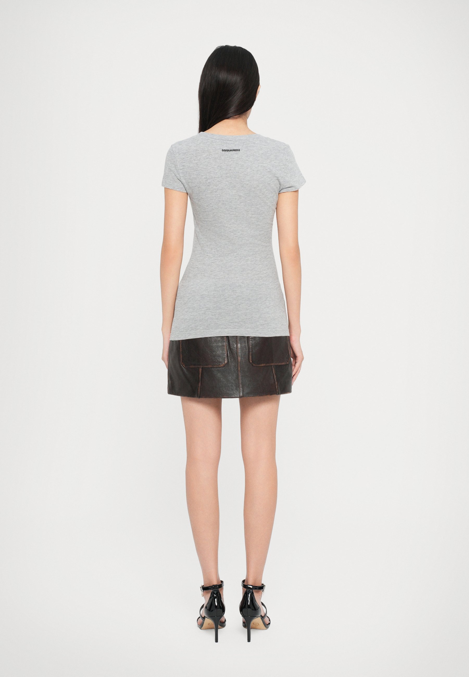 Dsquared2 ICONIQUE  - Print T-shirt - grey