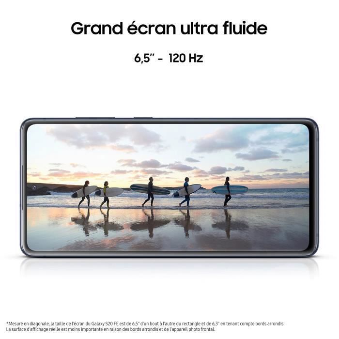 Smartphone - SAMSUNG - Galaxy S20FE 5G - 128 GB - Blauw - Enkele simkaart - Amerikaanse versie (Verenigde Staten)