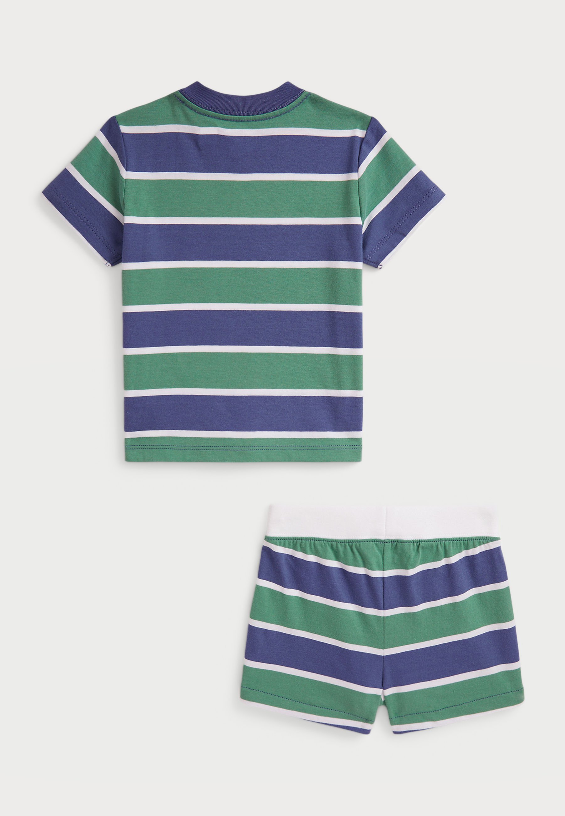 Polo Ralph Lauren POLO BEAR COTTON JERSEY MAJICA IN KRATKE HLAČE - Majica s potiskom - klasično modra