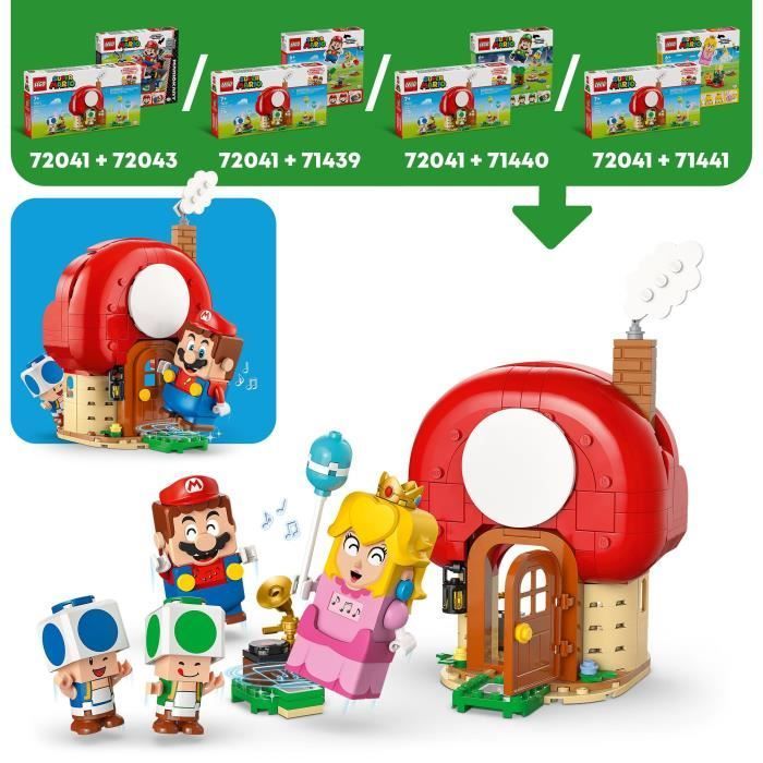 LEGO Super Mario 72041 Toads' Party - Building Set for children aged 7 and up