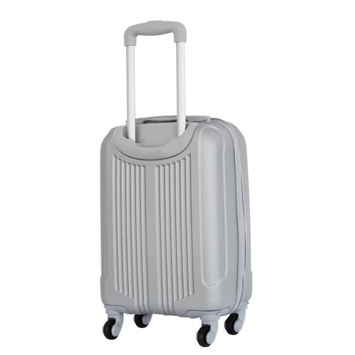 Alistair handbagagekoffer - Airo 2.0 Collectie - 4 wielen - Ultrasterk ABS - Zilver