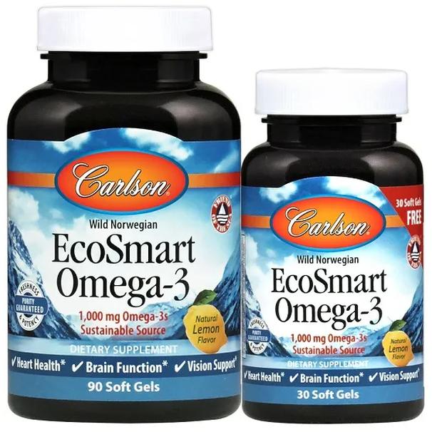 Carlson Labs EcoSmart Oméga-3