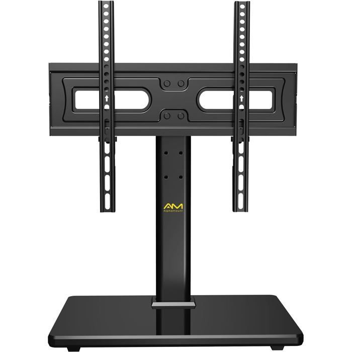Soporte giratorio universal para TV - para televisores LED, OLED y LCD de 32 a 60 pulgadas, soporte para TV con altura ajustable