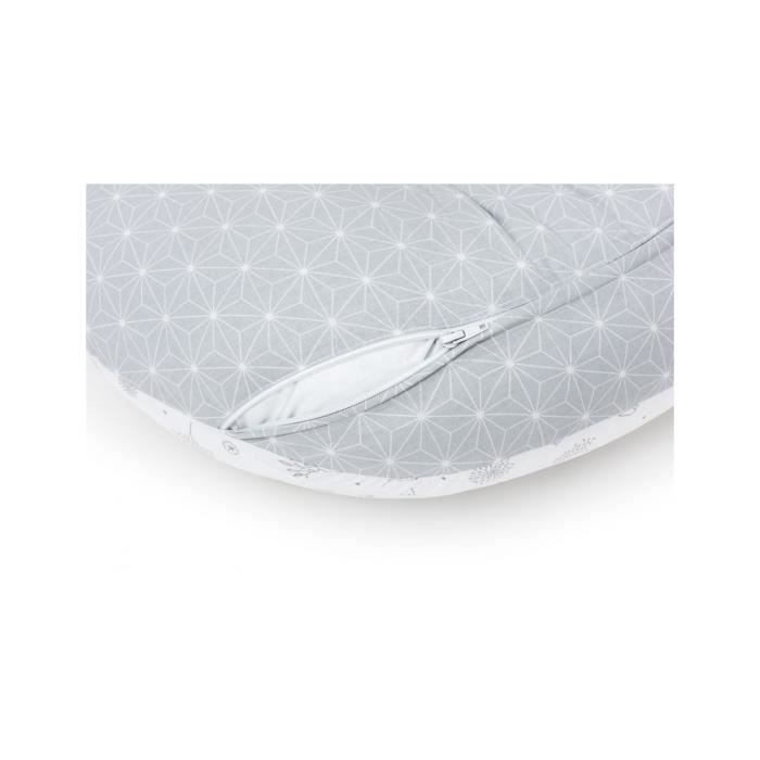 Bellochi Twin Nursing Pillow with Cover - 100% Cotton - Star Copse