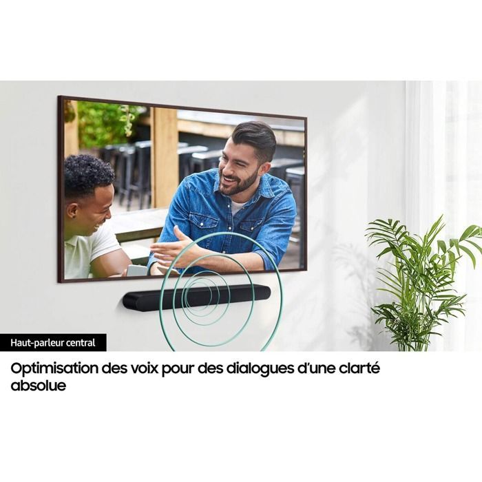 Soundbar Samsung Serie S HW-S66D/XE Dolby Atmos, colore nero.