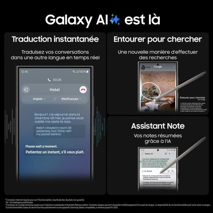 Smartphone Samsung Galaxy S24 Ultra de 512 GB color ámbar