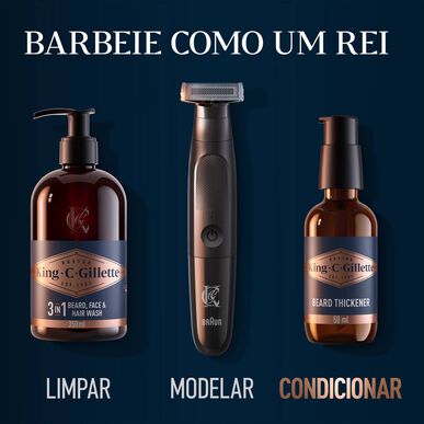 Gillette King C barzdos tankinimo serumas 50ml