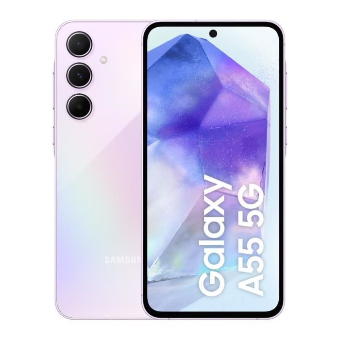 Smartphone Samsung Galaxy A55 de 128 GB, 5G, azul
