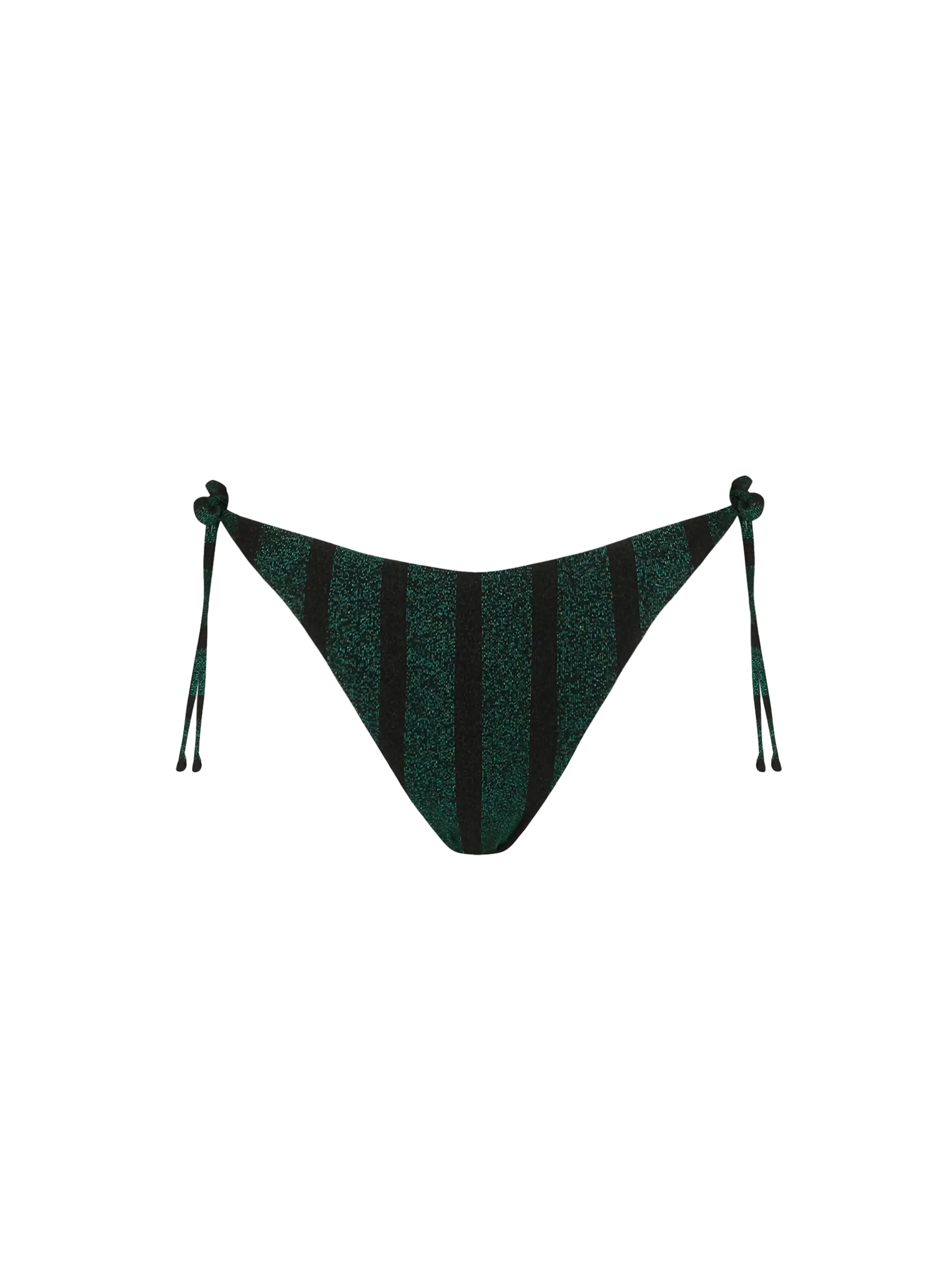 Dameszwembroekje met lurex-streepjesprint