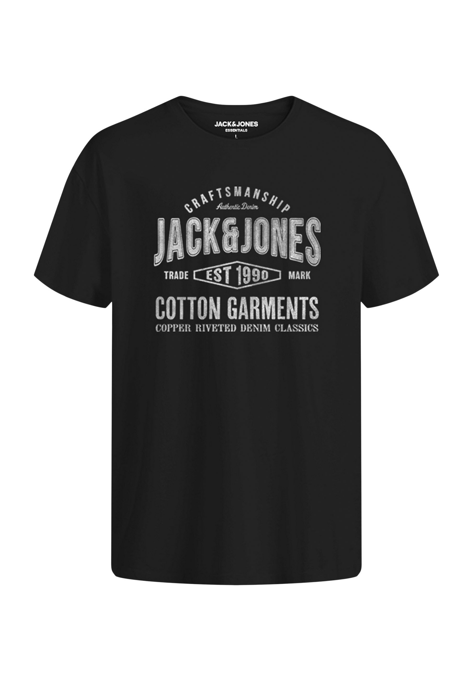 Jack & Jones Print T-shirt - vineyard wine pack:w rosin black clouddancer navyb