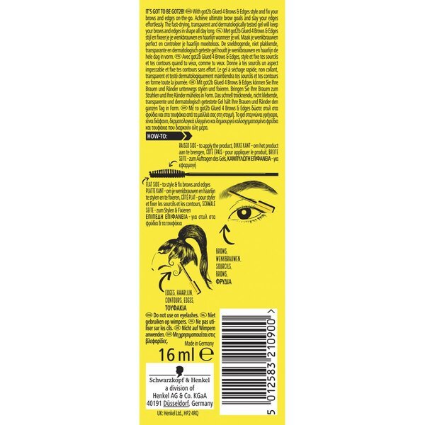 Got2B Glued 4 Brows & Edges 2-u-1 gel za obrve i ivice 15ml