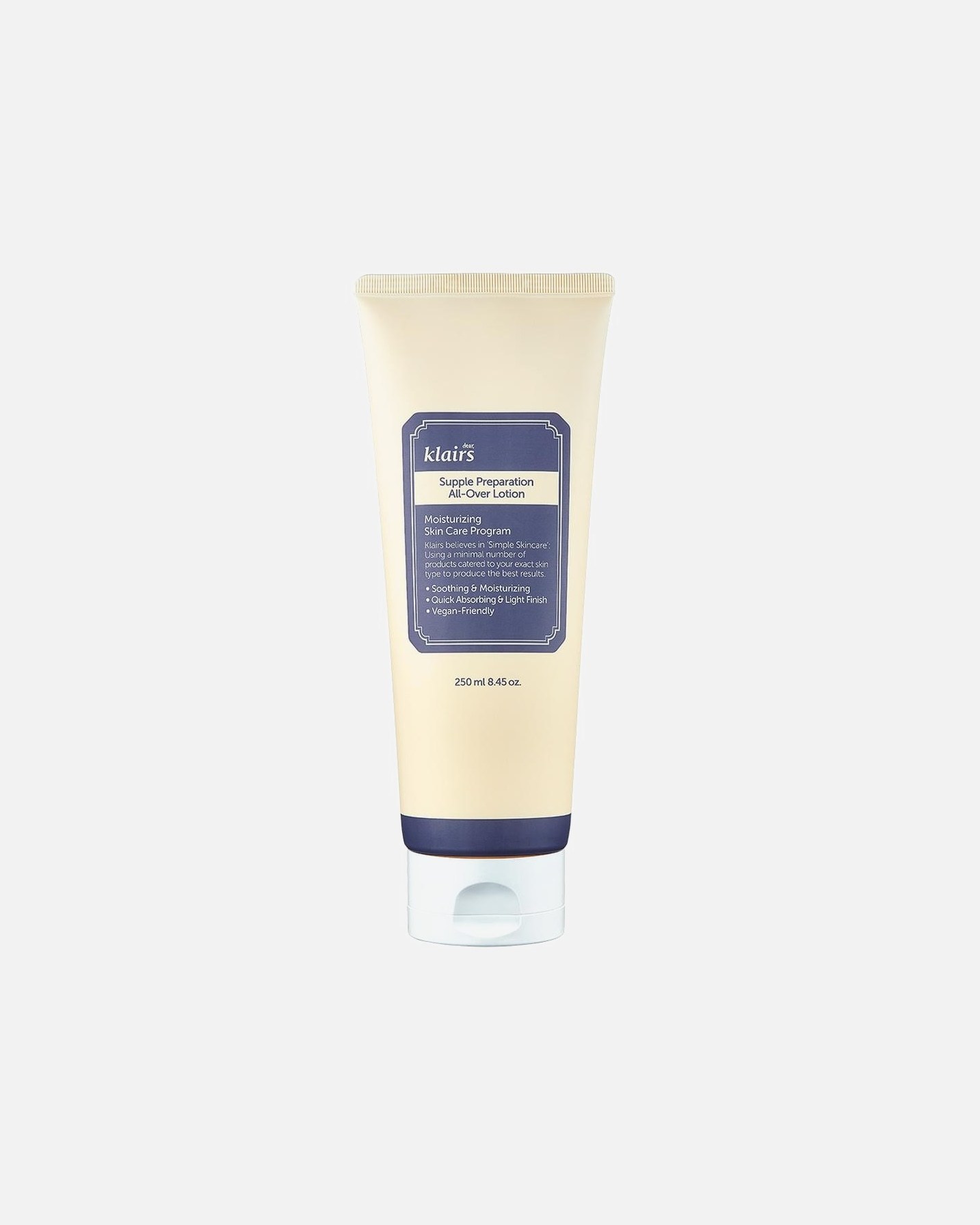 Dear Klairs sejas losjons – maiga kopšana visam ķermenim – 250 ml