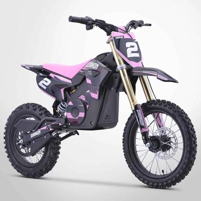 Moto Enfant Électrique 1300W / Moto cross ORION 1300W / 14/12 / Édition 2021 / Rose