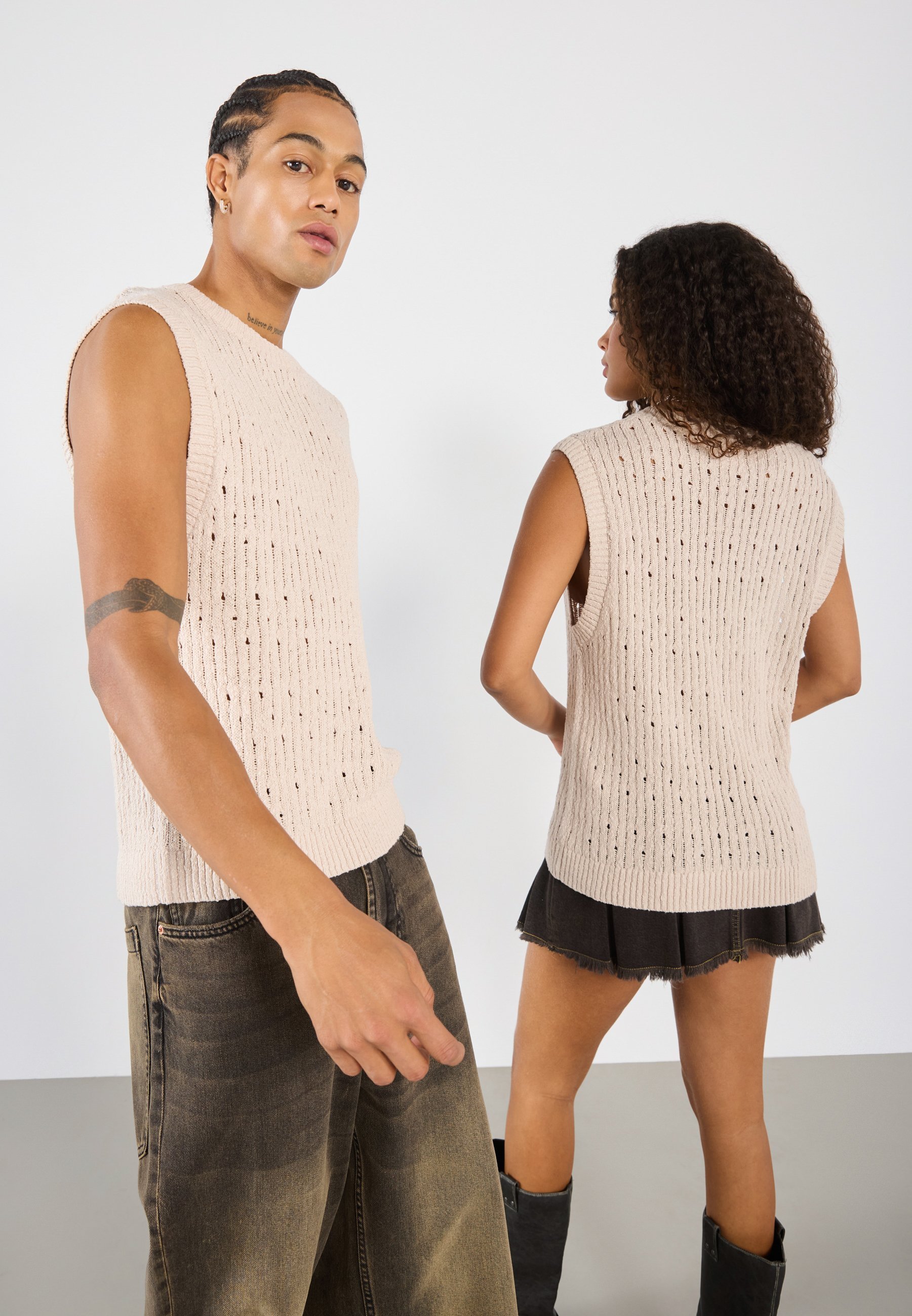 YOURTURN UNISEX - Maglione - tortora