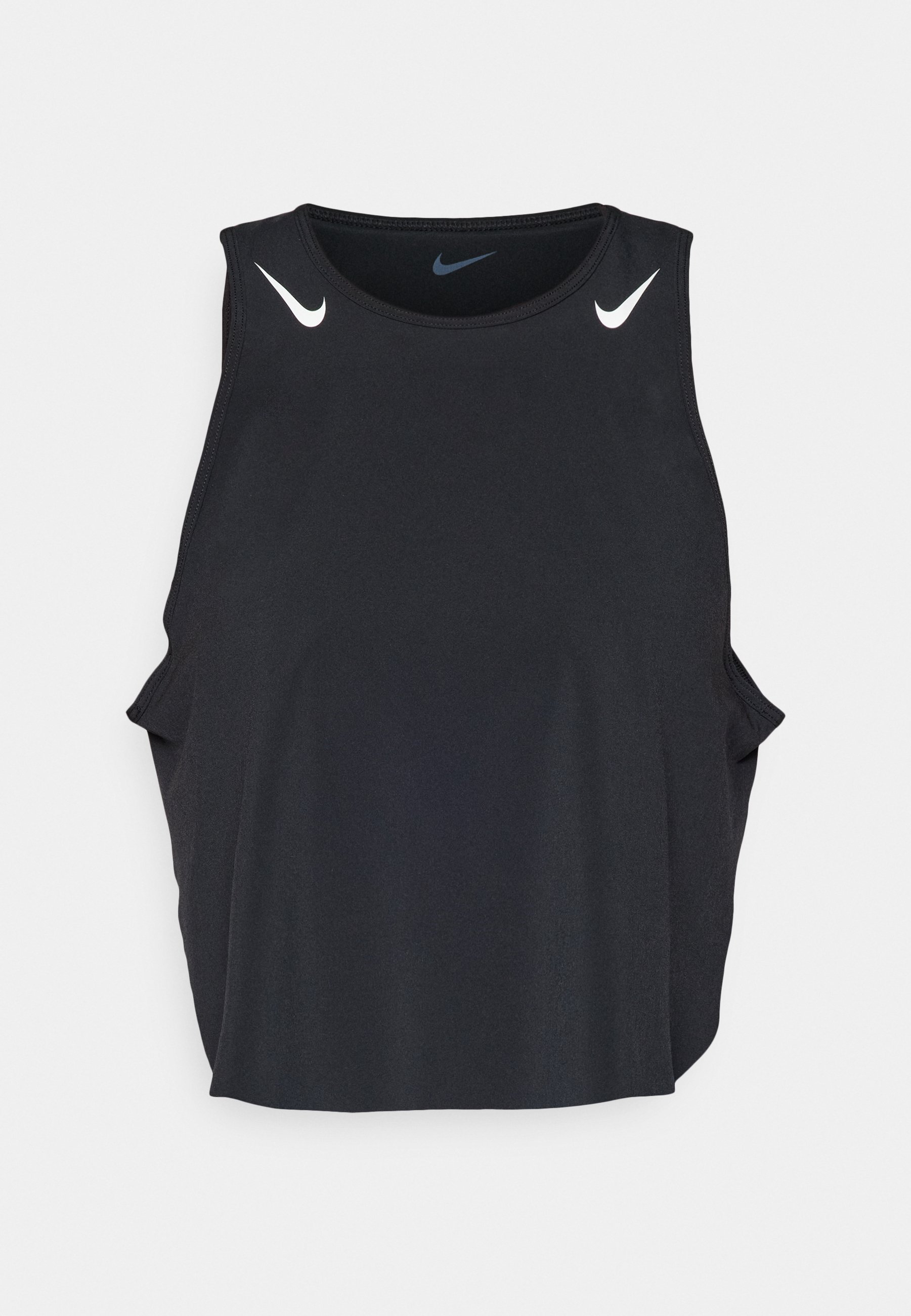 Nike Performance CROP TANK - Top - zwart/wit