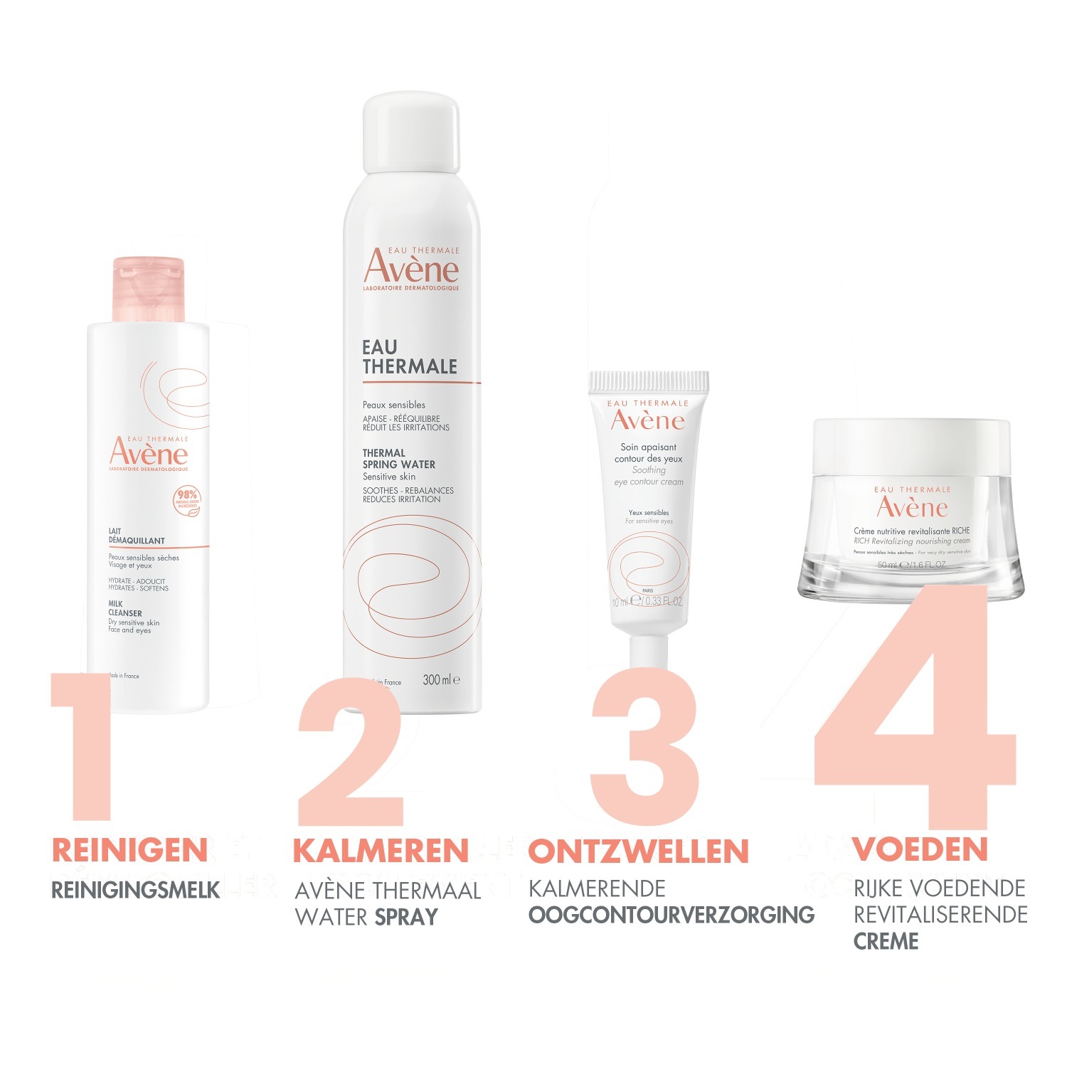 Avène veido kremas Les Essentiels Les Essentiels Rich Revitalizing Nourishing Cream – 50 ml