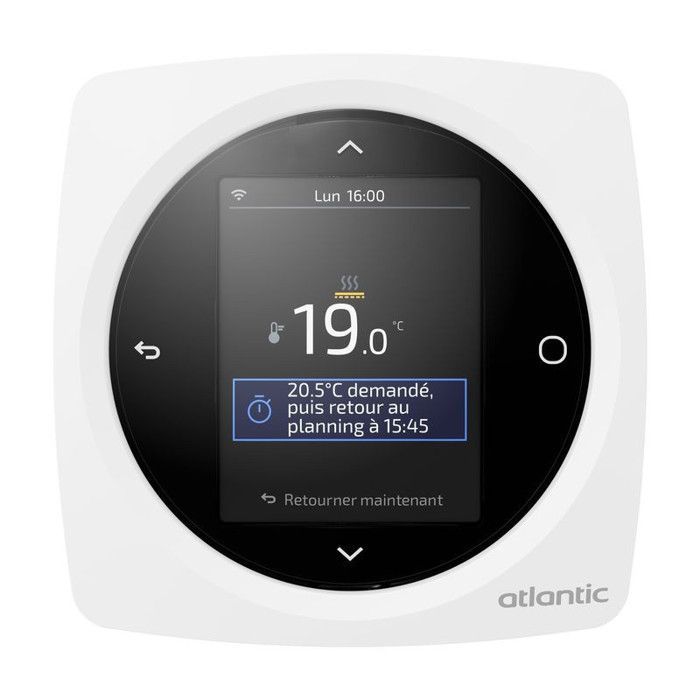 Termostato eléctrico - ATLANTIC - Programable - Conectado