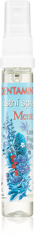Spray bucal refrescante com mentol Dentamint da Bione Cosmetics