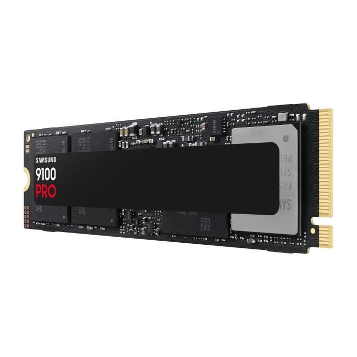 Samsung - 9100 PRO - SSD Interne - NVMe M.2 PCIe 5.0 x4 - 2 To - Vitesse de lecture jusqu'à 14 800 Mo/s - MZ-VAP2T0BW