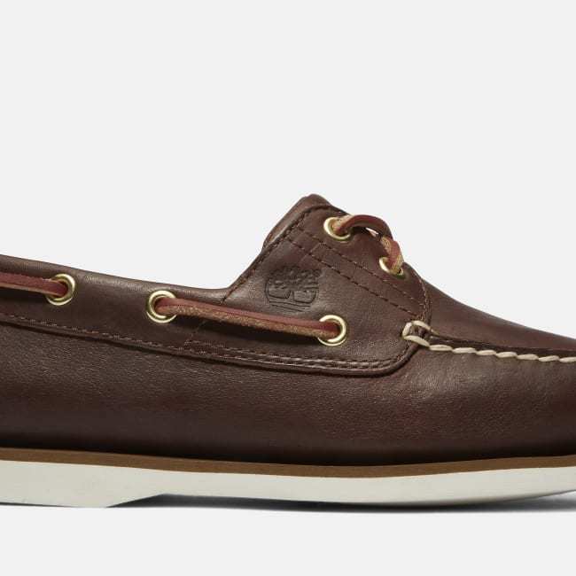 Scarpa da Barca Classic Two-Eye da Uomo in                marrone