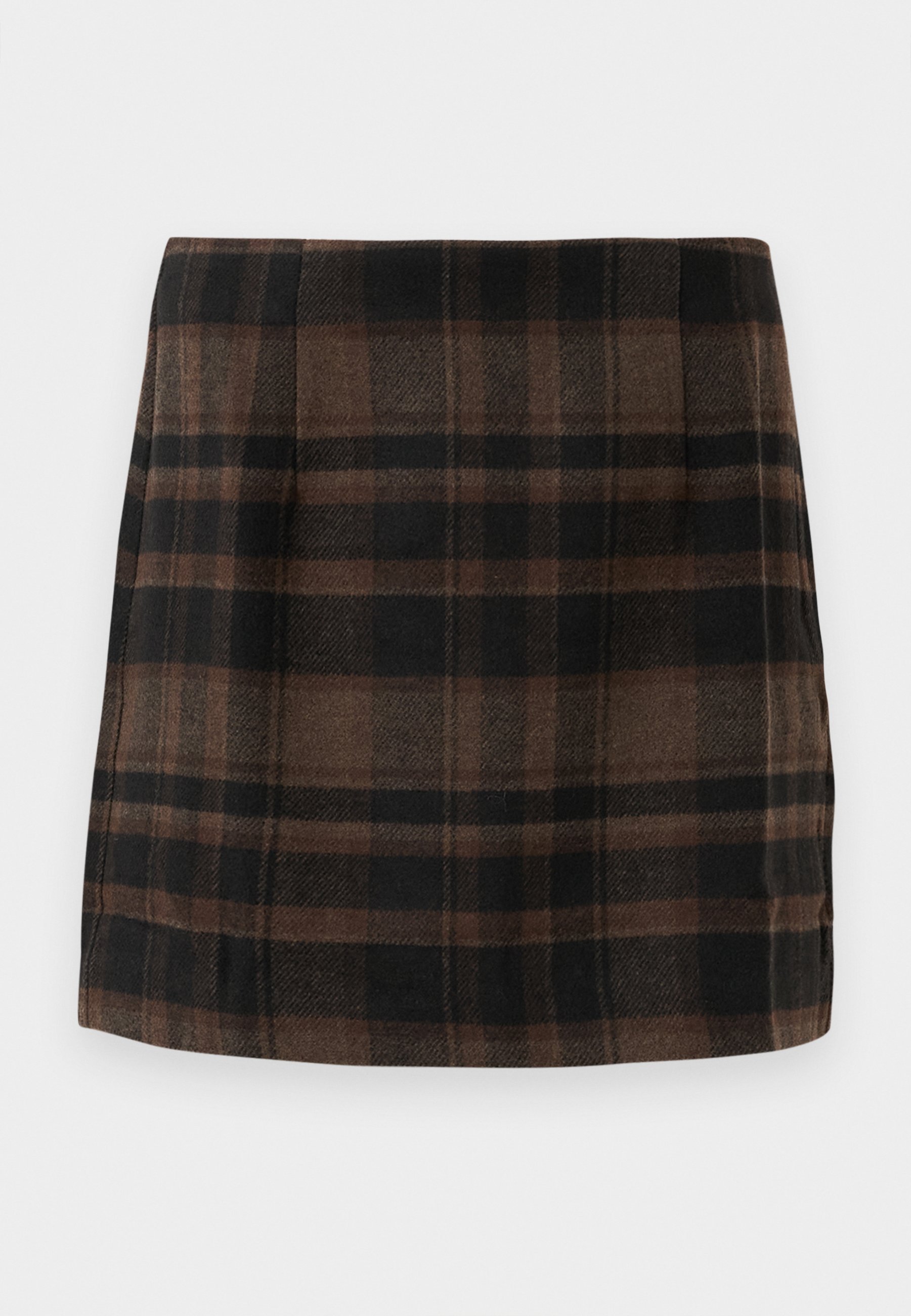 Jupe courte à carreaux Vero Moda VMSIMMA - Mini-jupe - gâteau au chocolat