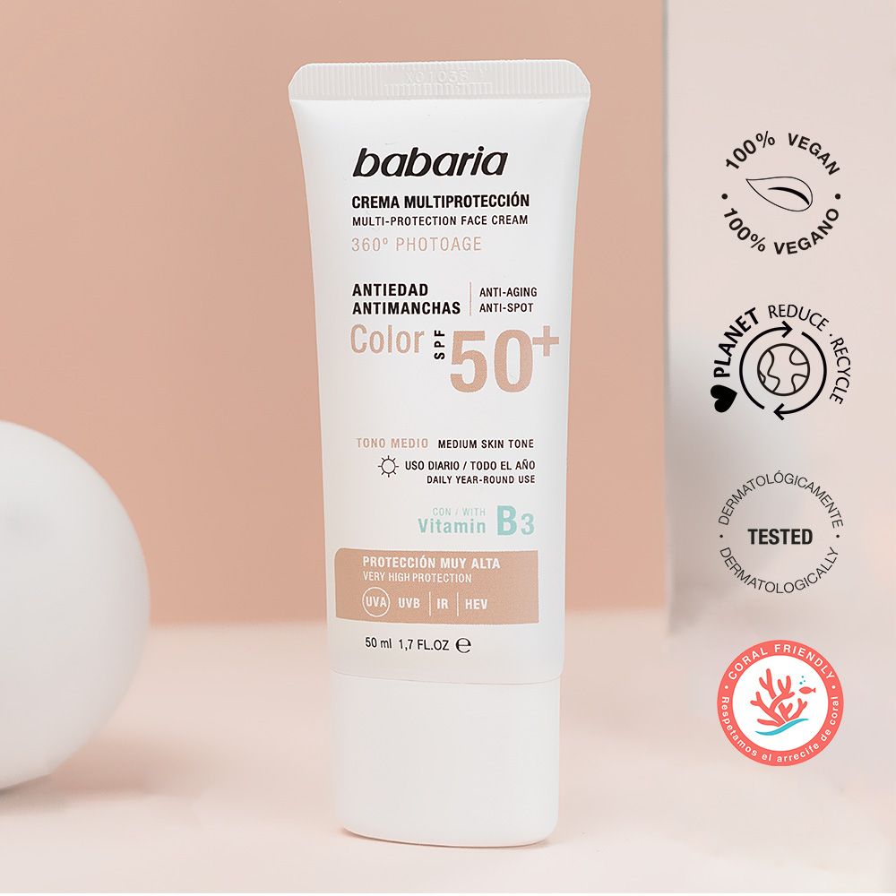 Višestruka zaštitna krema protiv starenja i tamnih mrlja sa SPF 50 Zaštita lica