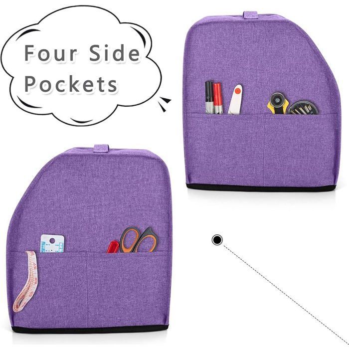 Housse de protection anti-poussière pour surjeteuse - Violet MACHINE A COUDRE