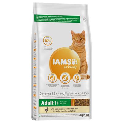 IAMS Trockenfutter für Katzen – 7 % Rabatt!*
