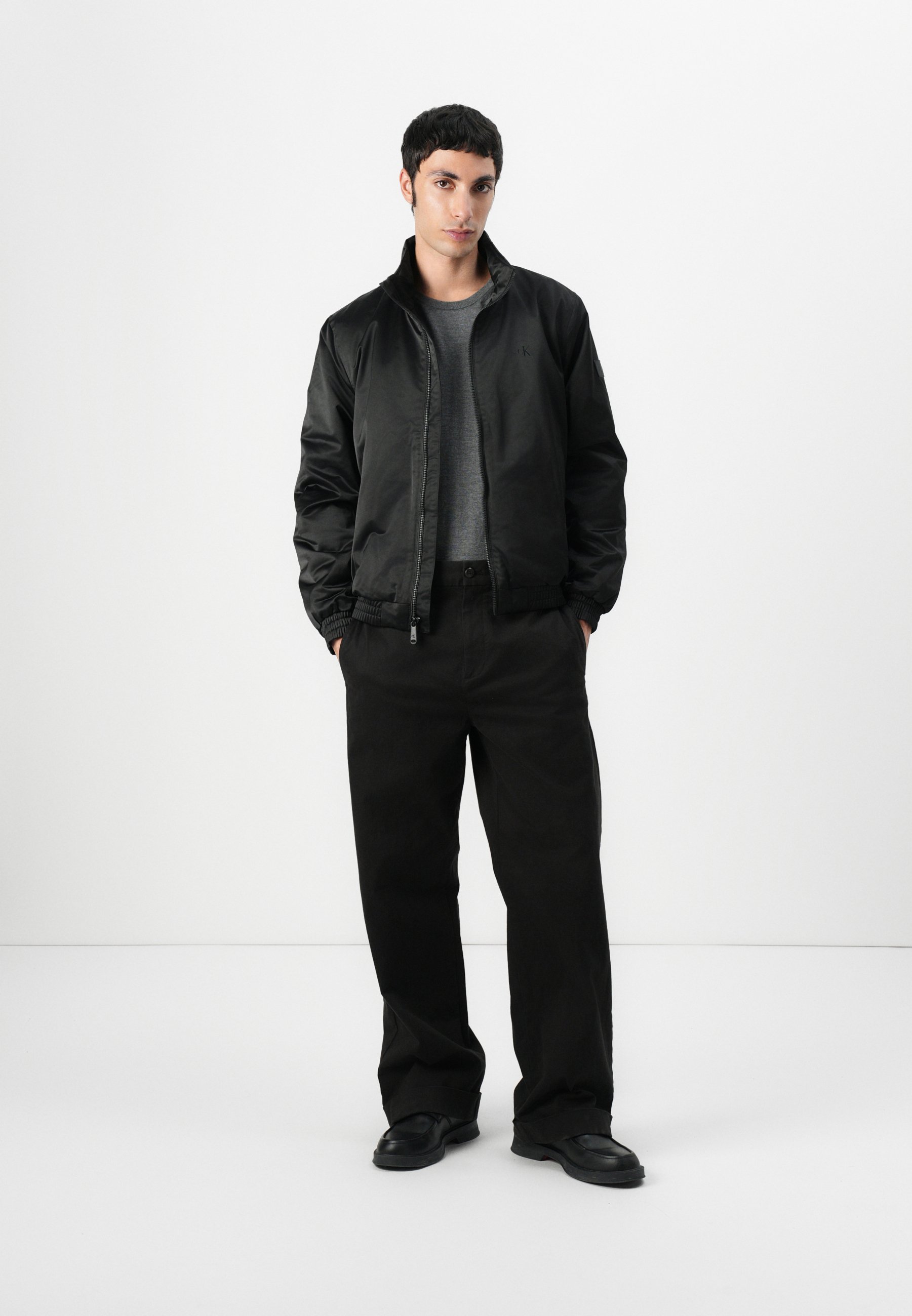 Giacca Harrington imbottita Calvin Klein Jeans - Giacca leggera - nera