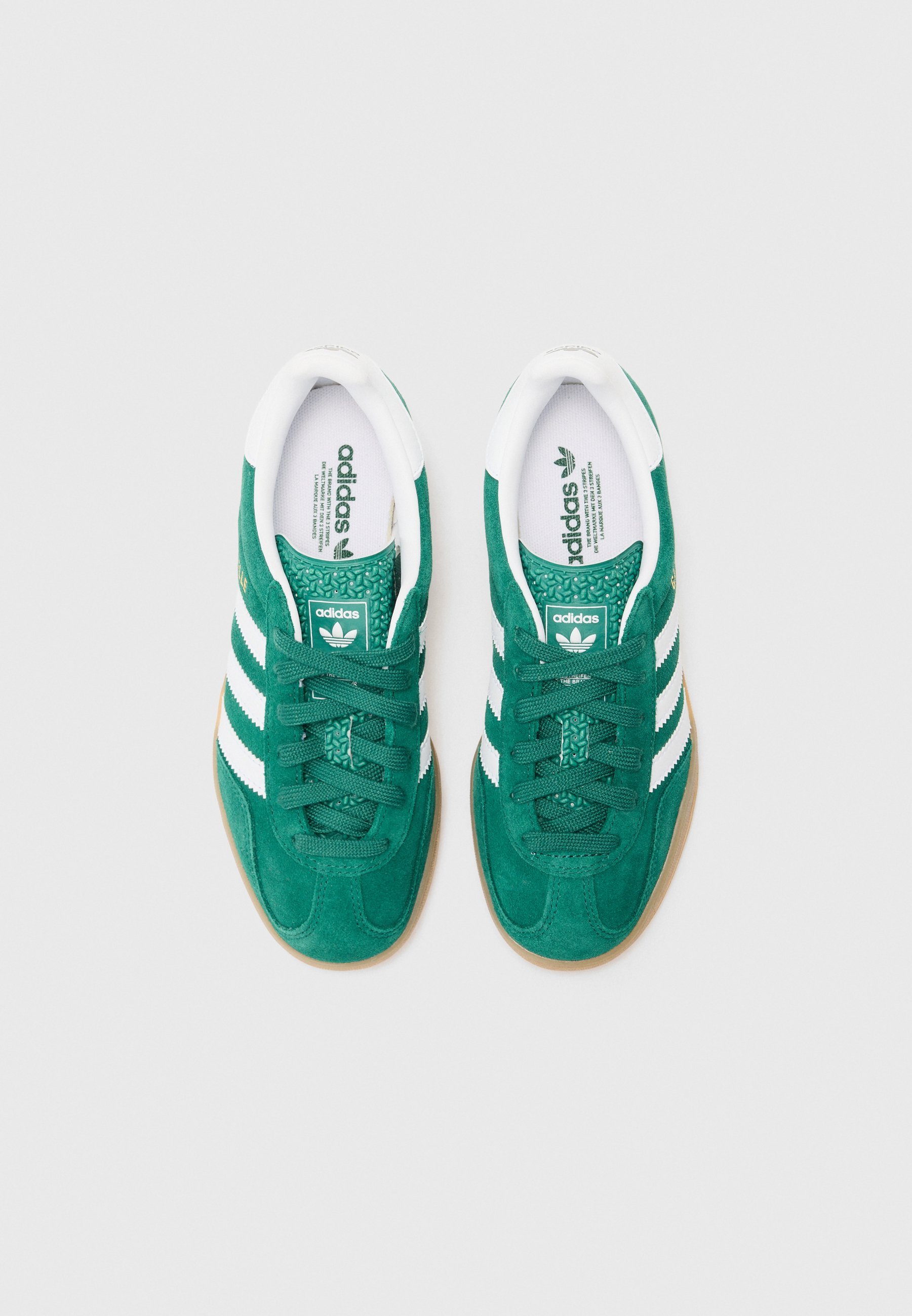 adidas Originals GAZELLE UNISEX - Sneaker - Collegegrün/Weiß