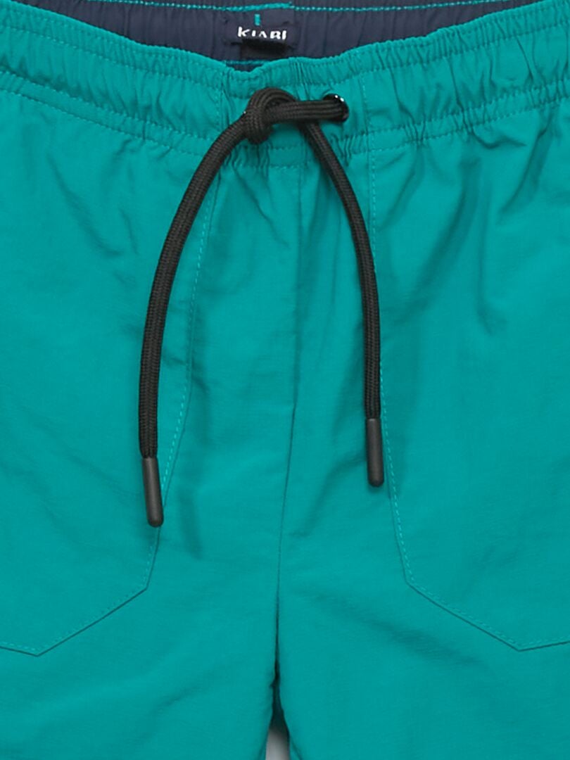 Bermudashorts met rits - GROEN