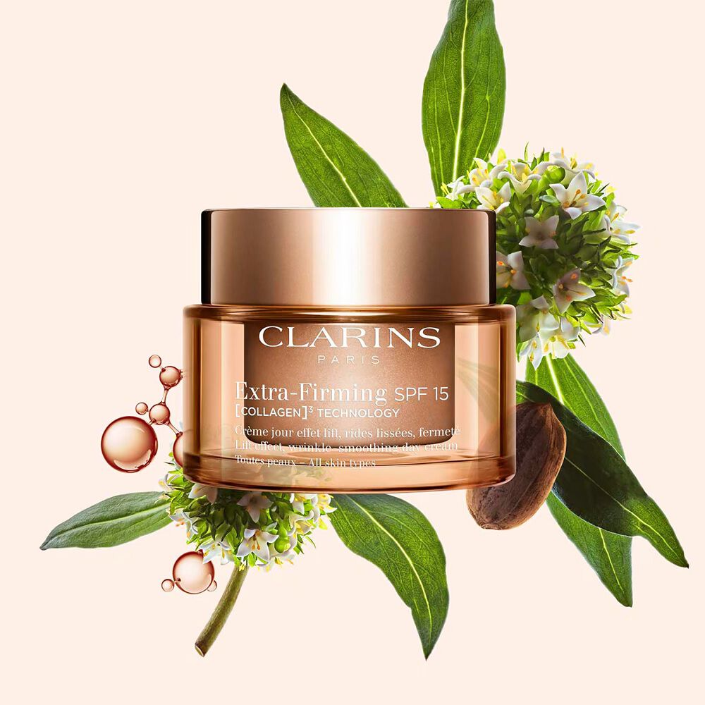 Clarins Extra-Firming [COLLAGEN]³ tehnologija