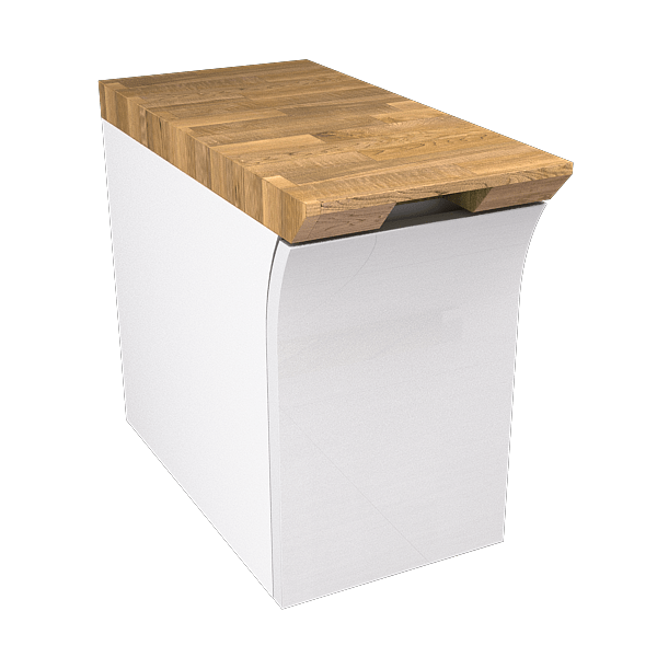 Szafka łazienkowa pod umywalkę 25/50/41cm podwieszana Front otwierany w dół