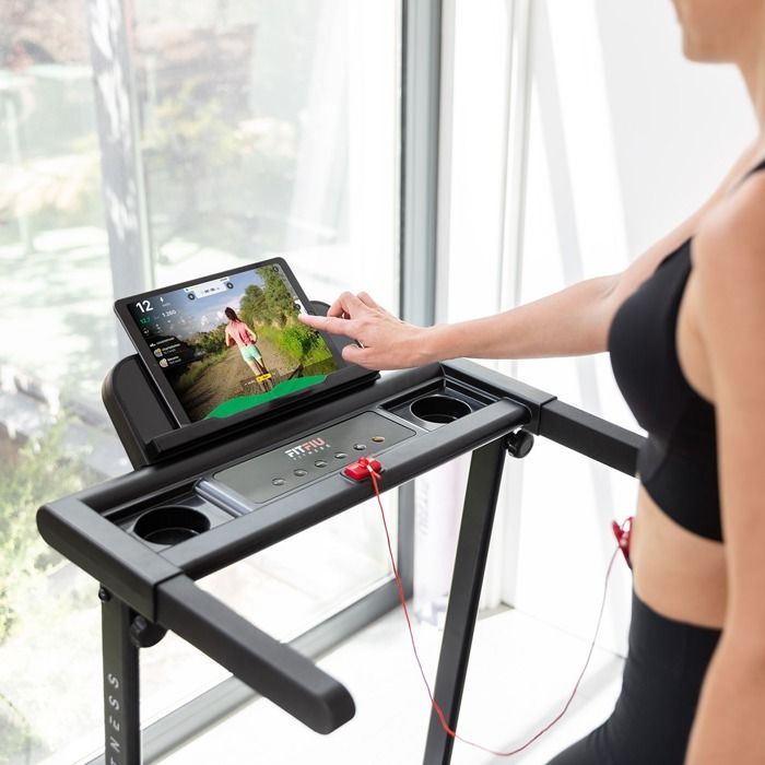 Tapis de course pliable - FITFIU Fitness MC-160C - moteur 2.0HP - max.14km/h - surface 40x102cm - ultra-compact - App et Bluetooth