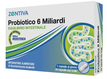 ZENTIVA Zentiva Probiotique 6 milliards 24 capsules Bien-être intestinal