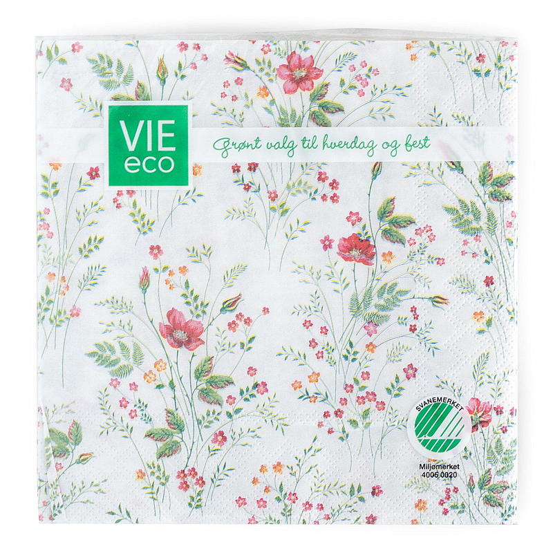 Vie Home -lautasliinat 20 kpl 33x33 cm, loppukesä