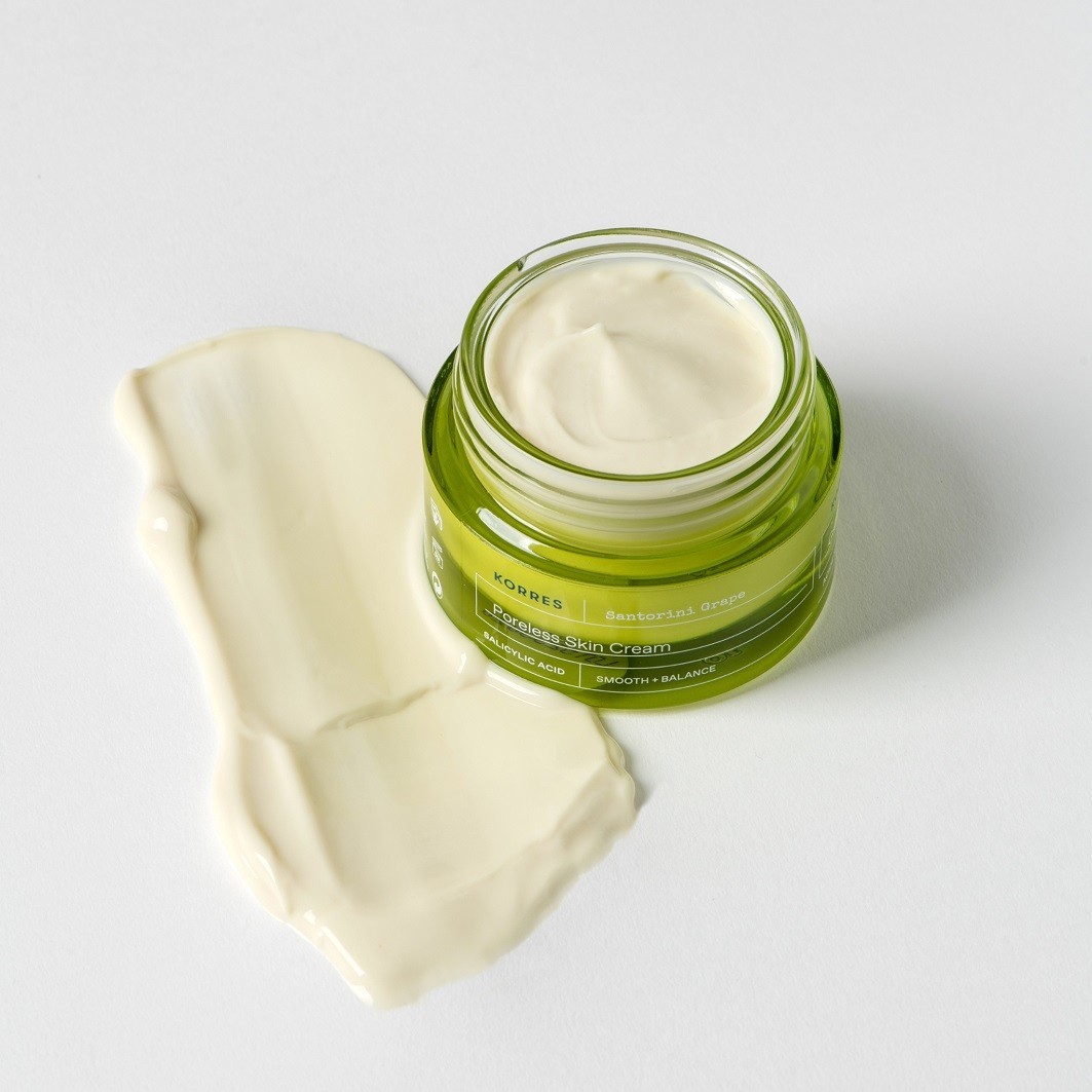 KORRES Soin Anti-Imperfections SANTORINI TRAPE Crème Affinante pour les Pores - 40 ml