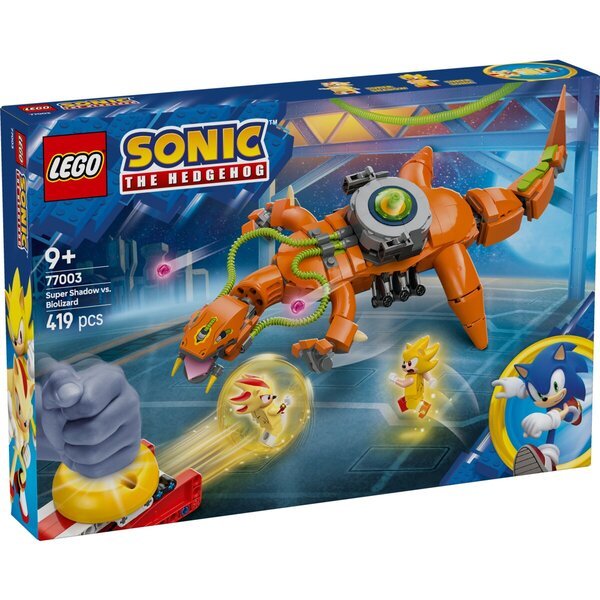 LEGO Sonic The Hedgehog 77003 Super Shadow proti Biolizardu