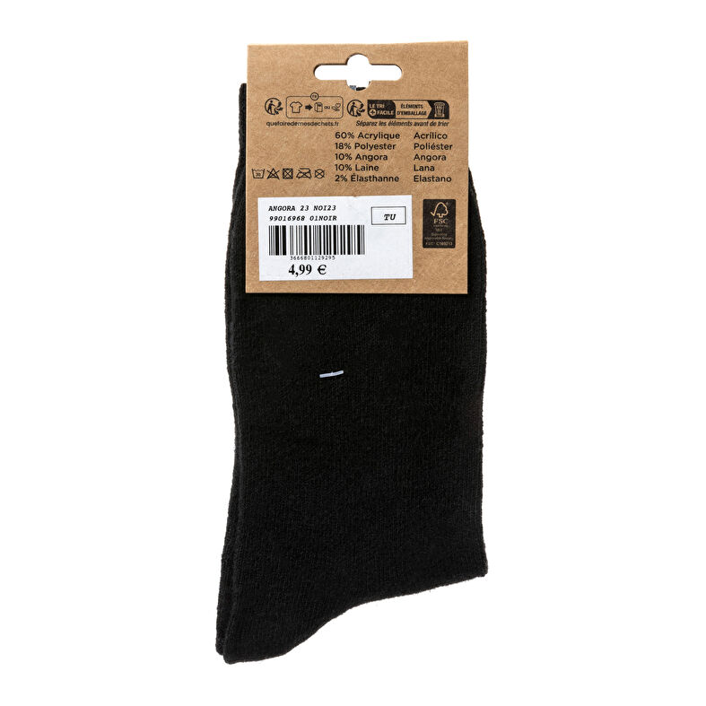 Calcetines y medias negras para mujer