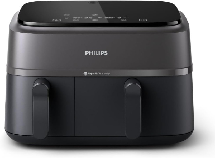 Frytkownica beztłuszczowa Philips NA350/00, czarny, 9L